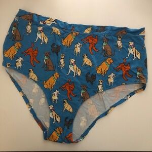 MeUndies FeelFree High-Waisted Cheeky Dogs of MeUndies 4X